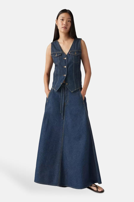 Rok (lang) Dark blue denim - Levi's®