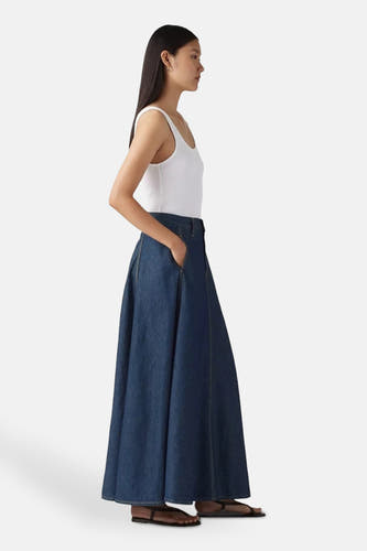 Rok (lang) Dark blue denim - Levi's®