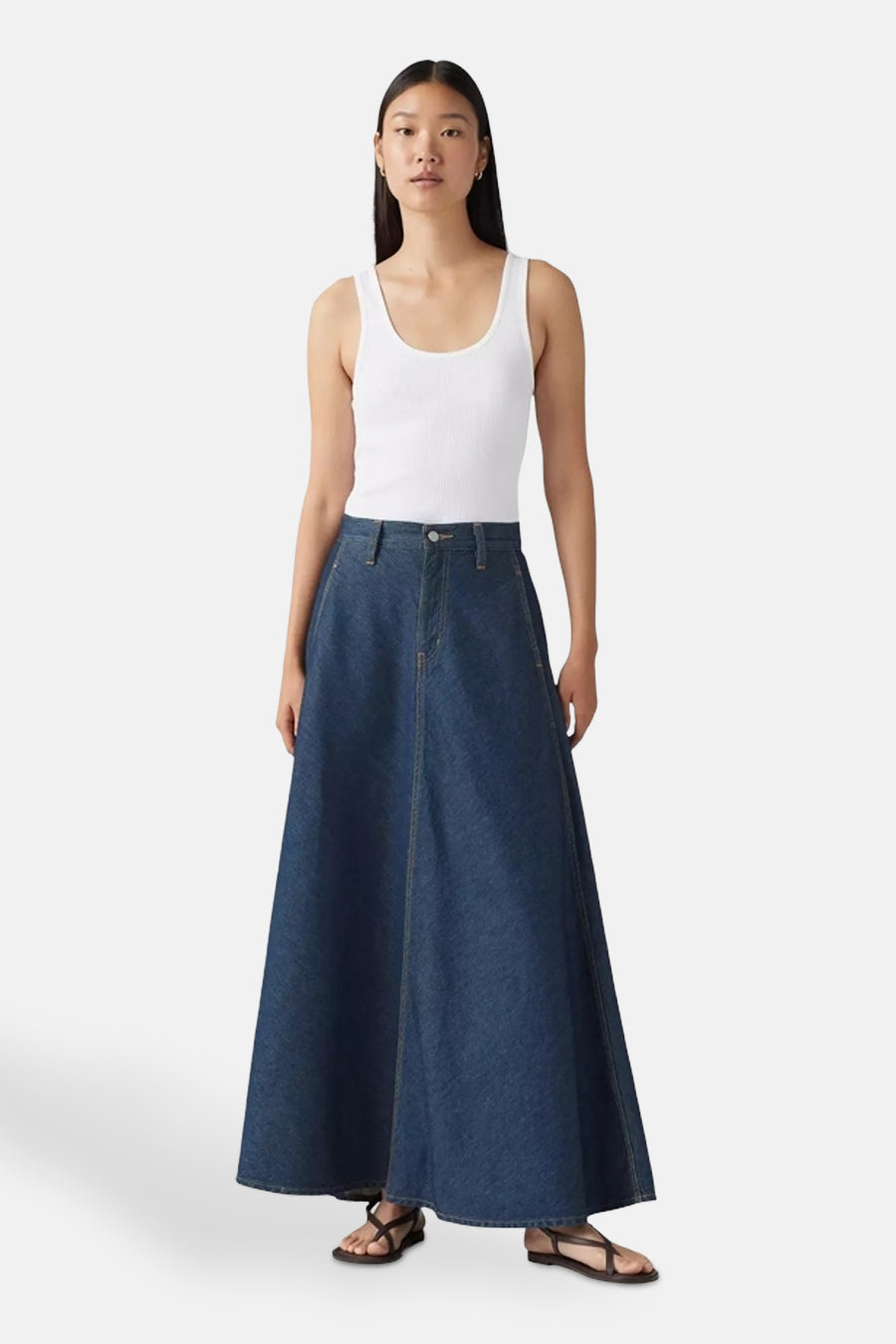 Rok (lang) Dark blue denim - Levi's®