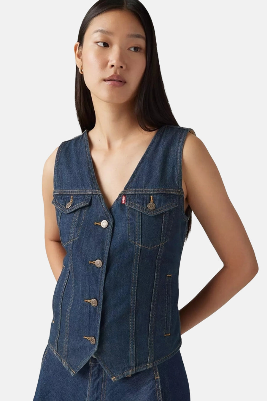 Hemd (zonder mouwen) Dark blue denim - Levi's®
