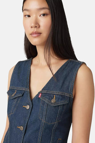 Hemd (zonder mouwen) Dark blue denim - Levi's®