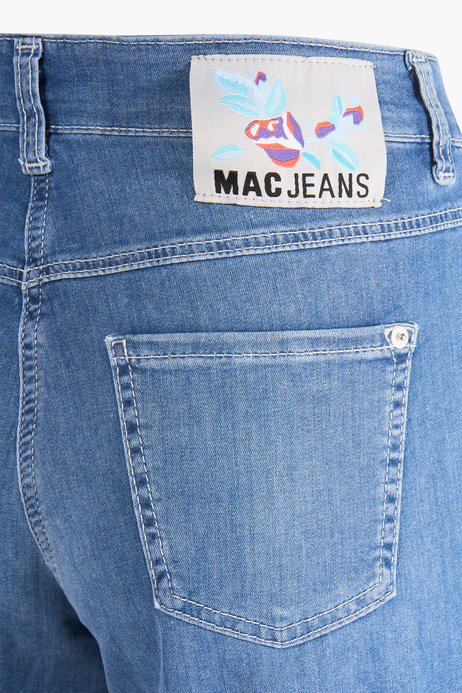 Jeans wide Light blue denim - MAC