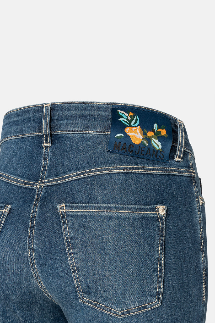 Jeans wide mid blue denim - MAC