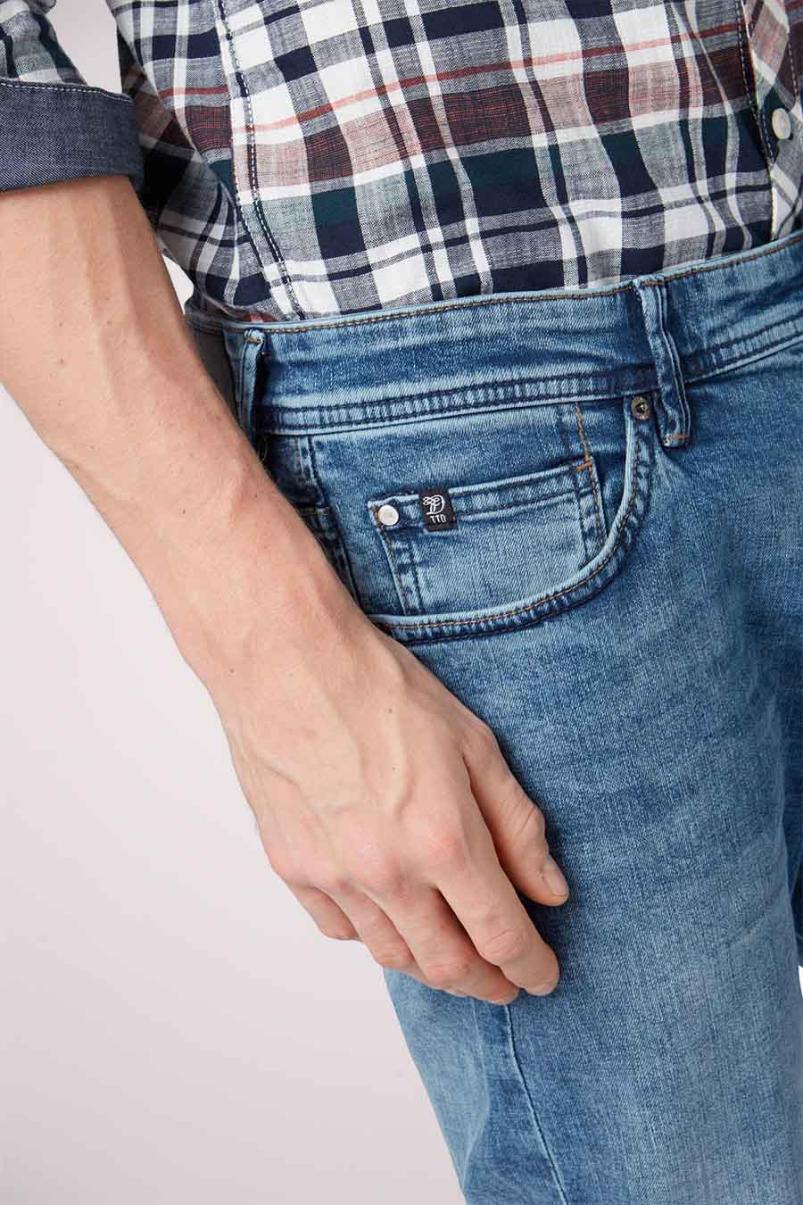 Jeans slim Light blue denim - TOM TAILOR