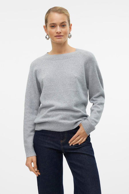Trui met ronde hals Grijs - VERO MODA®