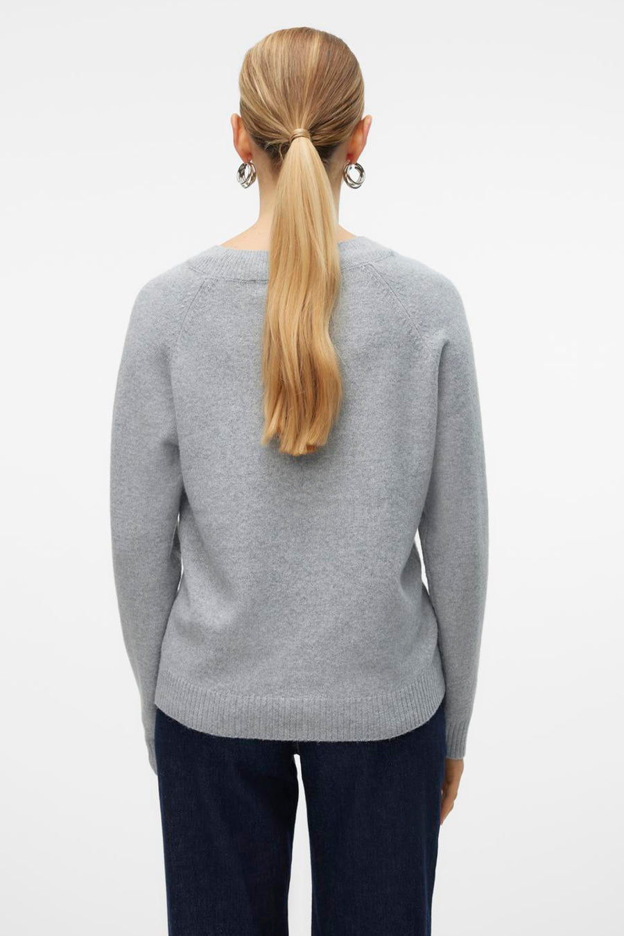 Trui met ronde hals Grijs - VERO MODA®