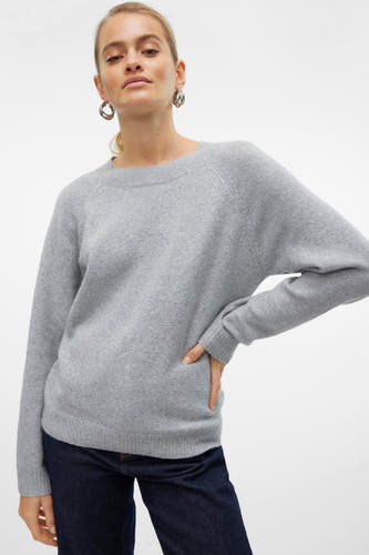 Trui met ronde hals Grijs - VERO MODA®