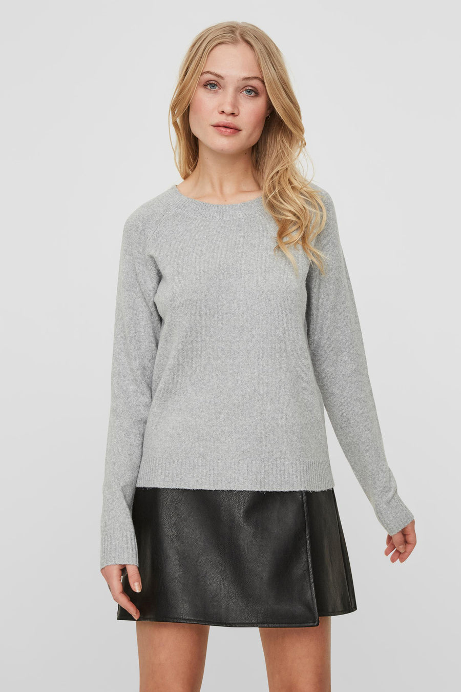 Trui met ronde hals Grijs - VERO MODA®
