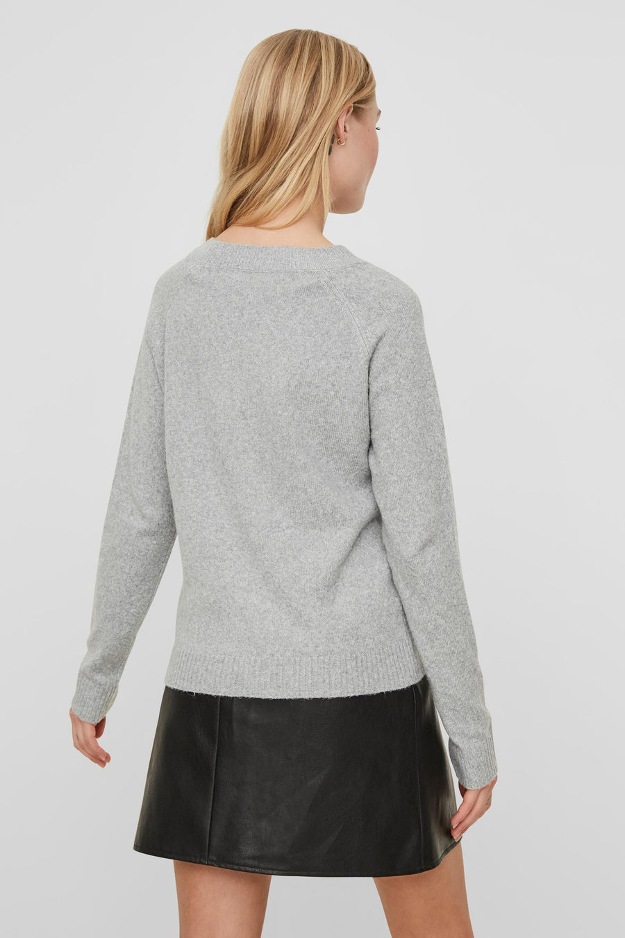Trui met ronde hals Grijs - VERO MODA®