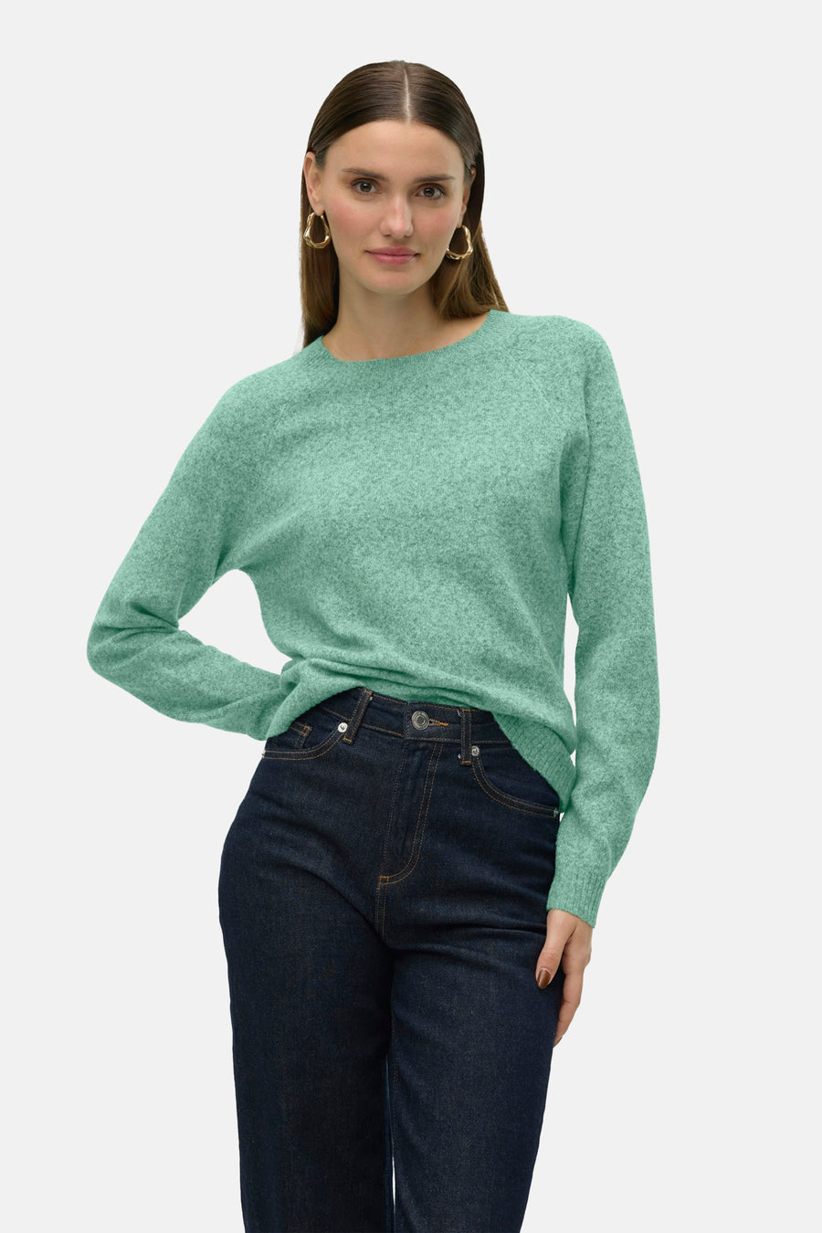 Trui met ronde hals Groen - VERO MODA®