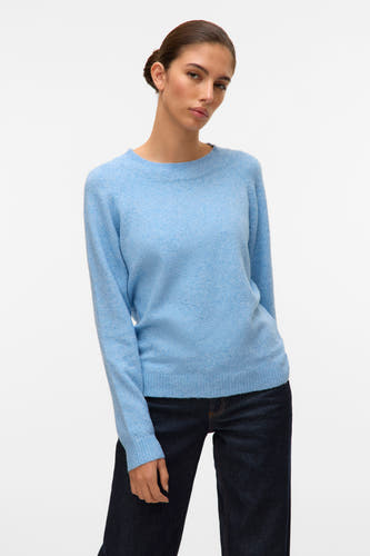 Trui met ronde hals Blauw - VERO MODA®