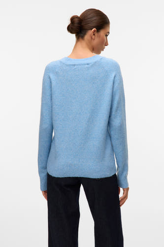 Trui met ronde hals Blauw - VERO MODA®