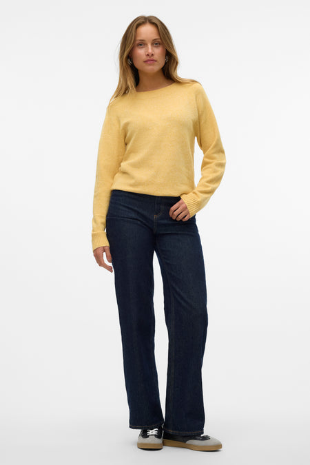 Trui met ronde hals Geel - VERO MODA®