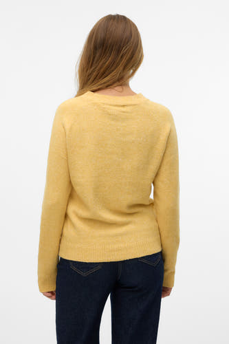 Trui met ronde hals Geel - VERO MODA®