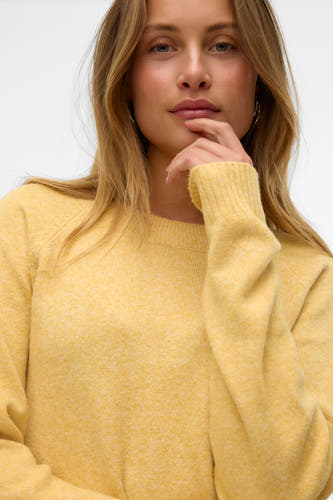 Trui met ronde hals Geel - VERO MODA®