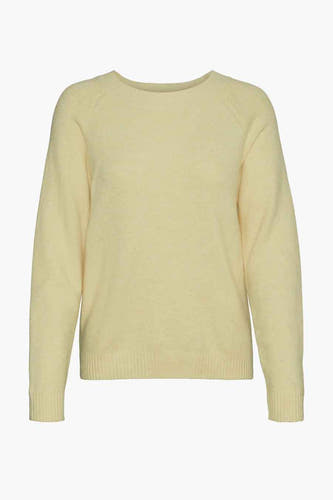 Trui met ronde hals Geel - VERO MODA®