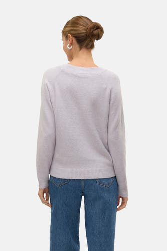 Trui met ronde hals Paars - VERO MODA®