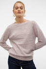 Trui met ronde hals Roze - VERO MODA®