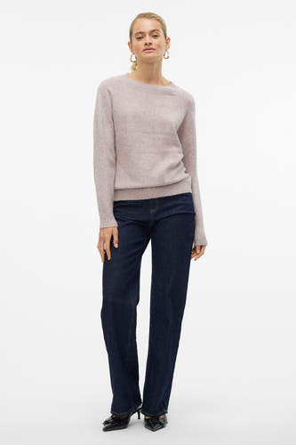 Trui met ronde hals Roze - VERO MODA®