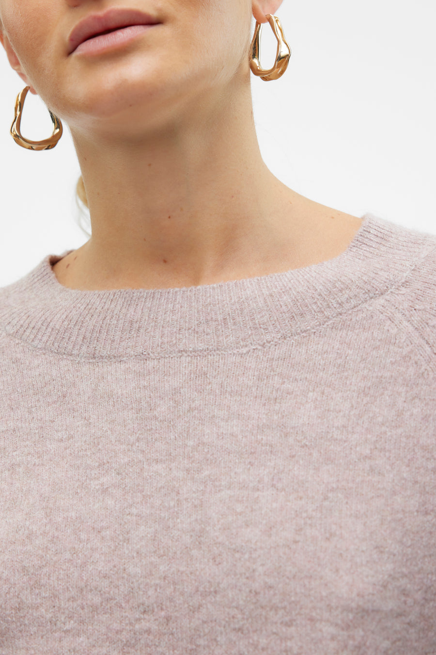 Trui met ronde hals Roze - VERO MODA®