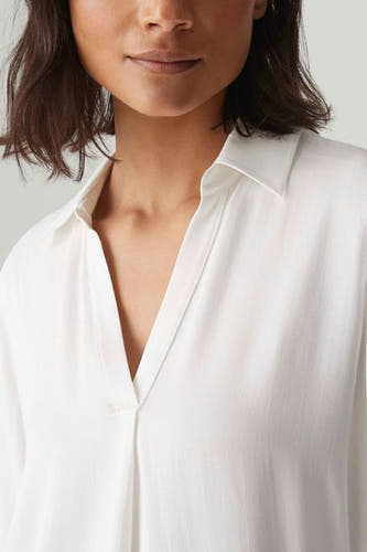 Blouse (lange mouwen) Wit - OPUS