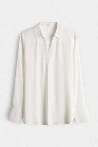 Blouse (lange mouwen) Wit - OPUS