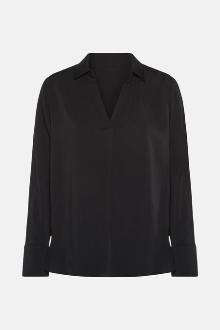 Blouse (lange mouwen) Zwart - OPUS