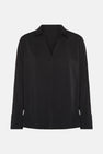Blouse (lange mouwen) Zwart - OPUS