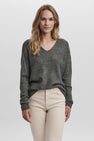 Trui met V-hals Groen - VERO MODA®