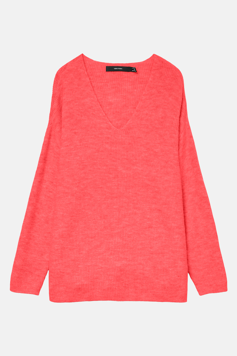Trui met V-hals Oranje - VERO MODA®