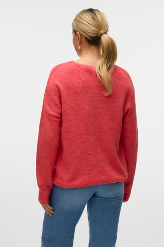 Trui met V-hals Oranje - VERO MODA®