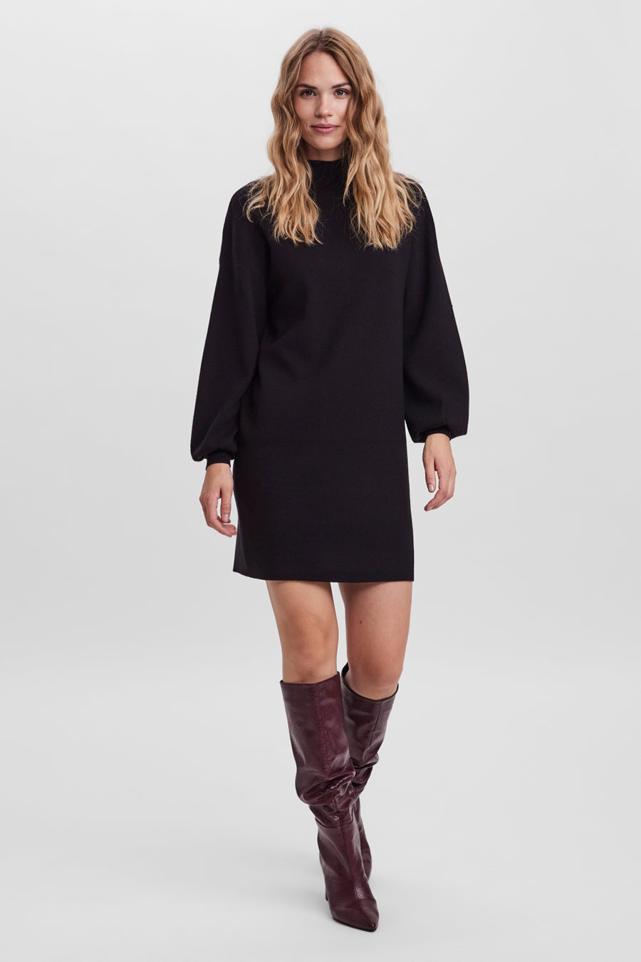 Kleedjes (lange mouwen) Zwart - VERO MODA®