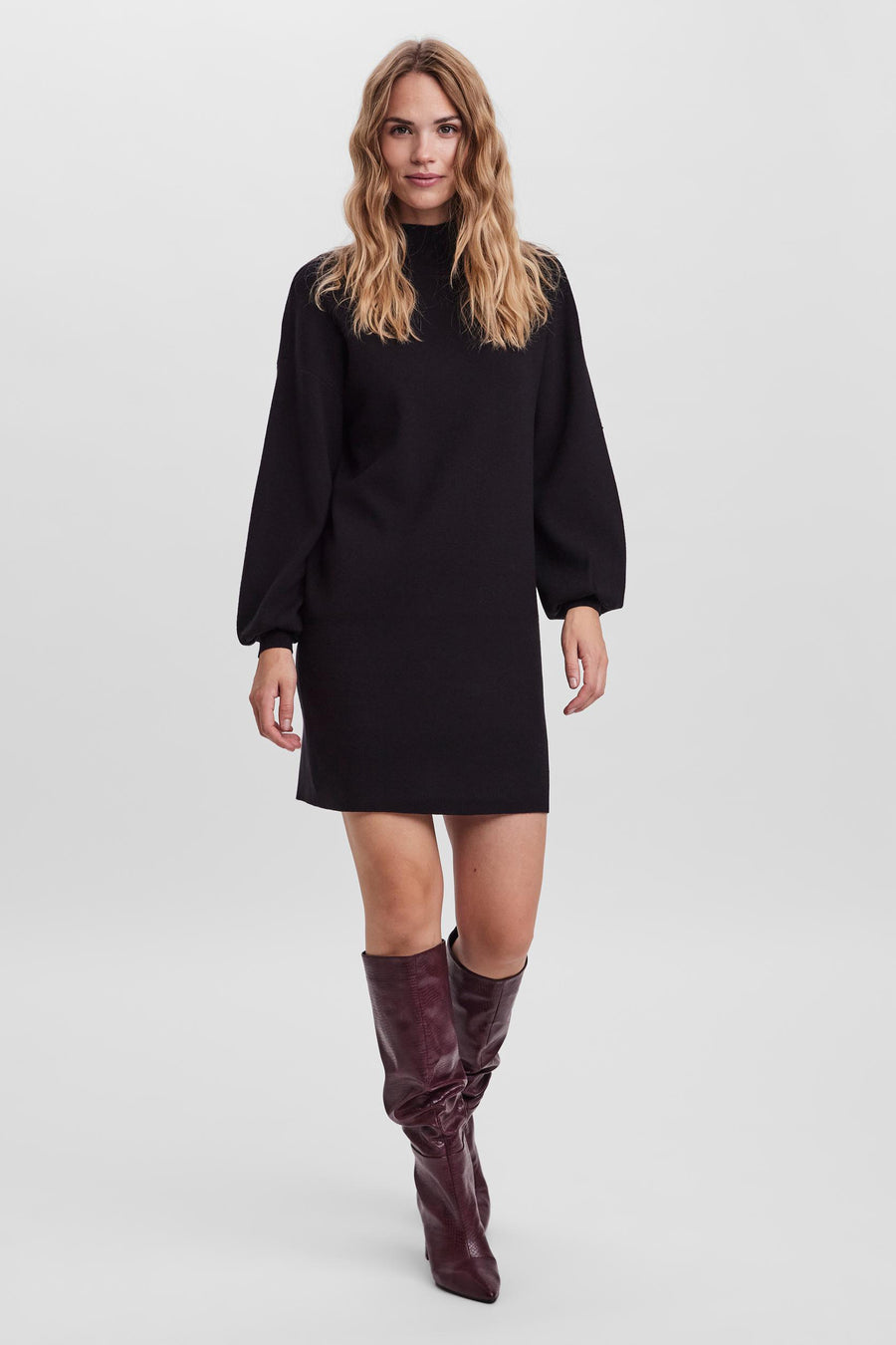 Kleedjes (lange mouwen) Zwart - VERO MODA®