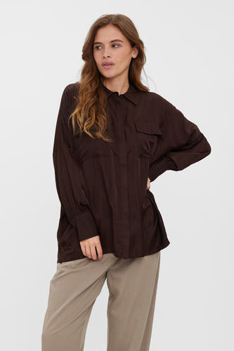 Hemd (lange mouwen) Bruin - VERO MODA®