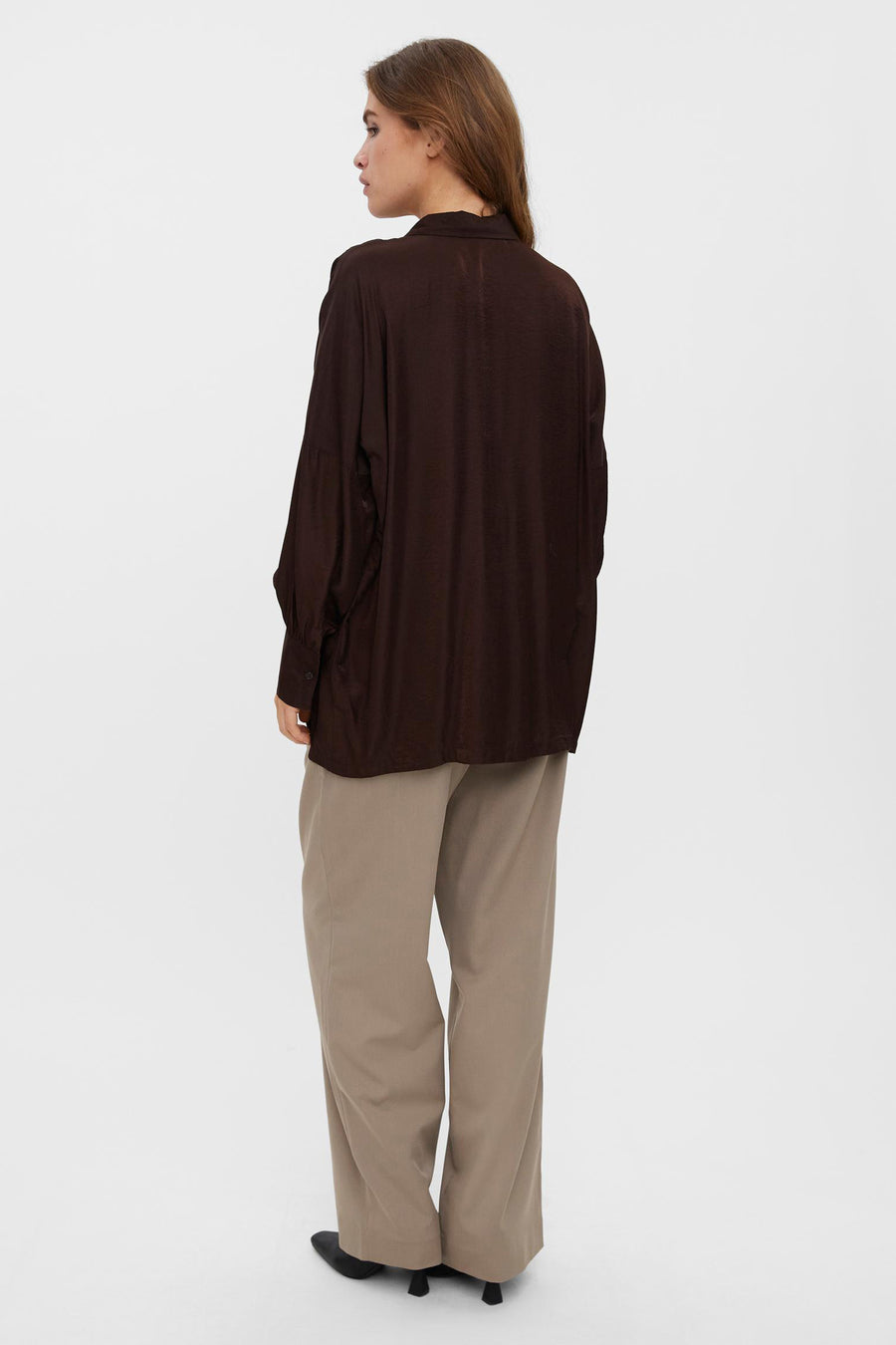 Hemd (lange mouwen) Bruin - VERO MODA®