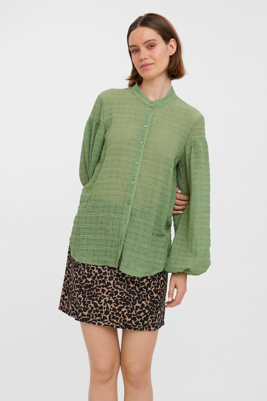 Blouse (lange mouwen) Groen - VERO MODA®