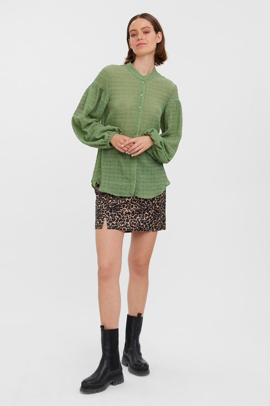 Blouse (lange mouwen) Groen - VERO MODA®