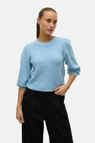 Trui met ronde hals Blauw - VERO MODA®