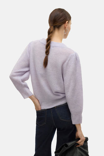 Trui met ronde hals Paars - VERO MODA®