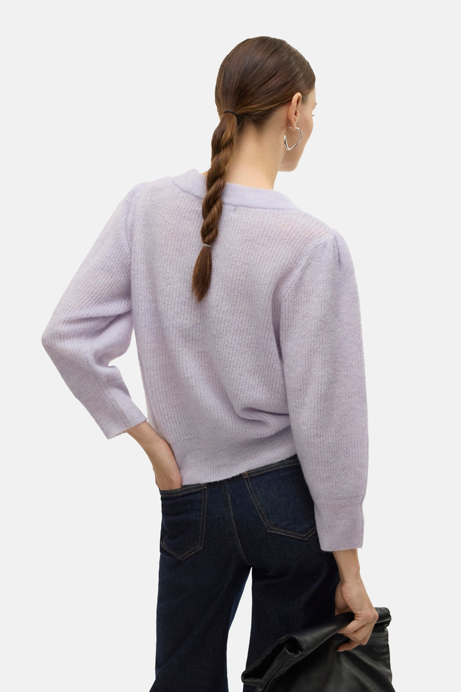 Trui met ronde hals Paars - VERO MODA®