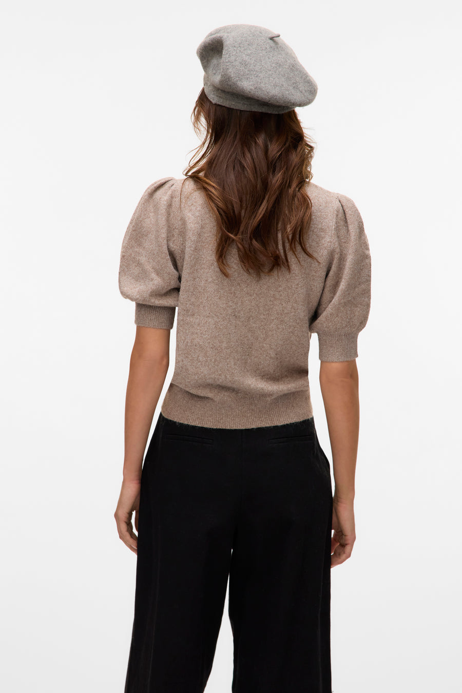 Trui met ronde hals Bruin - VERO MODA®