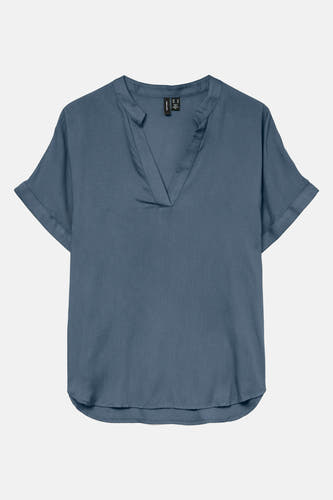 Blouse (korte mouwen) Blauw - VERO MODA®