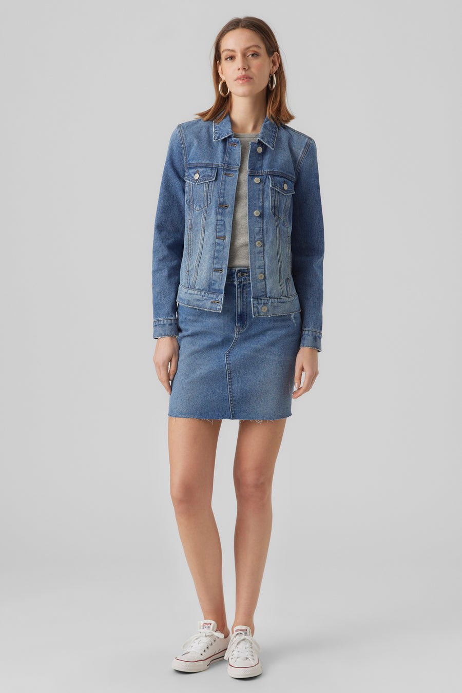 Jeansjas Mid blue denim - VERO MODA®