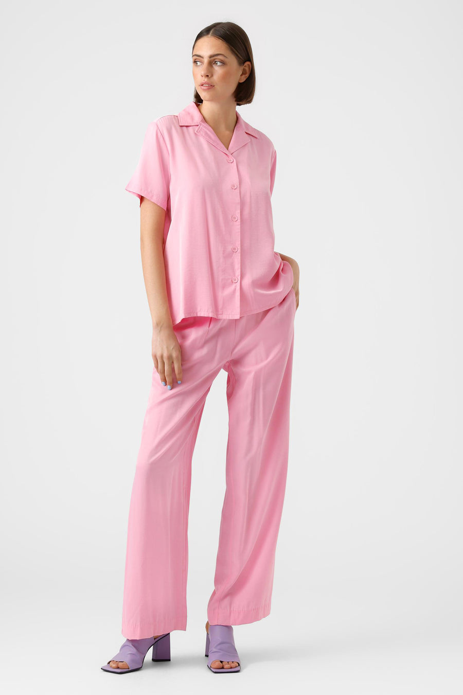 Hemd (korte mouwen) Roze - VERO MODA®