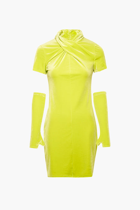 Jurk (kort) Geel - SOMETHING NEW