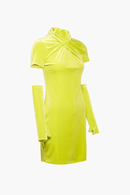 Jurk (kort) Geel - SOMETHING NEW