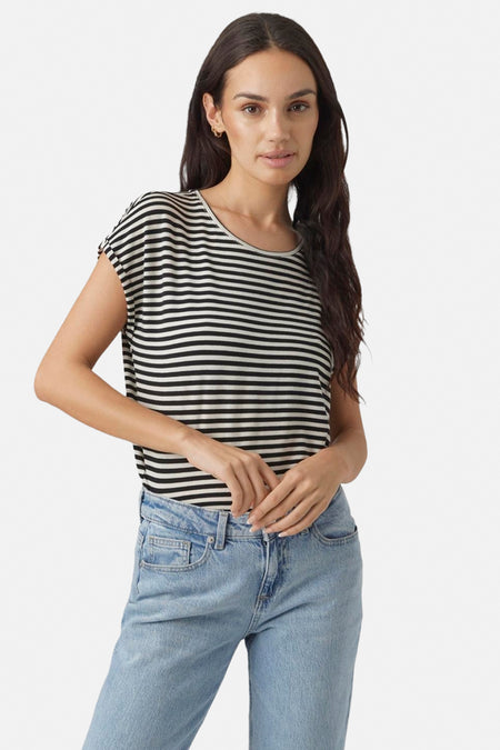 T-shirt (korte mouwen) Zwart - VERO MODA®