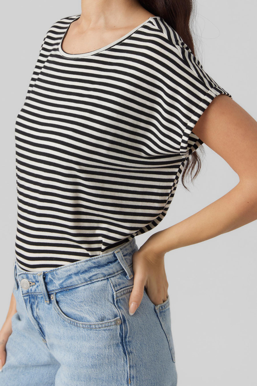 T-shirt (korte mouwen) Zwart - VERO MODA®
