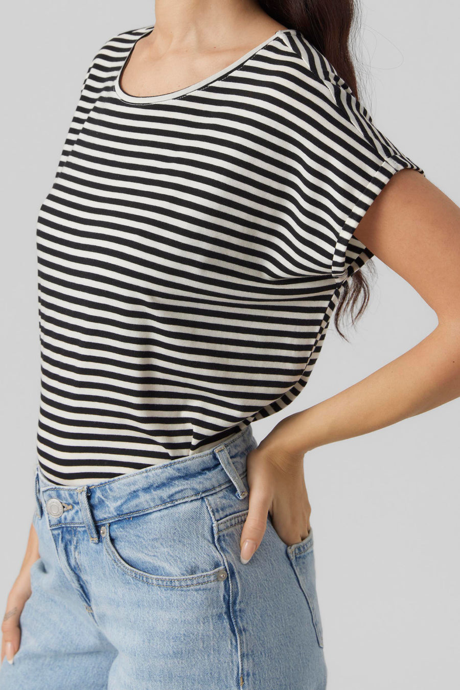 T-shirt (korte mouwen) Zwart - VERO MODA®
