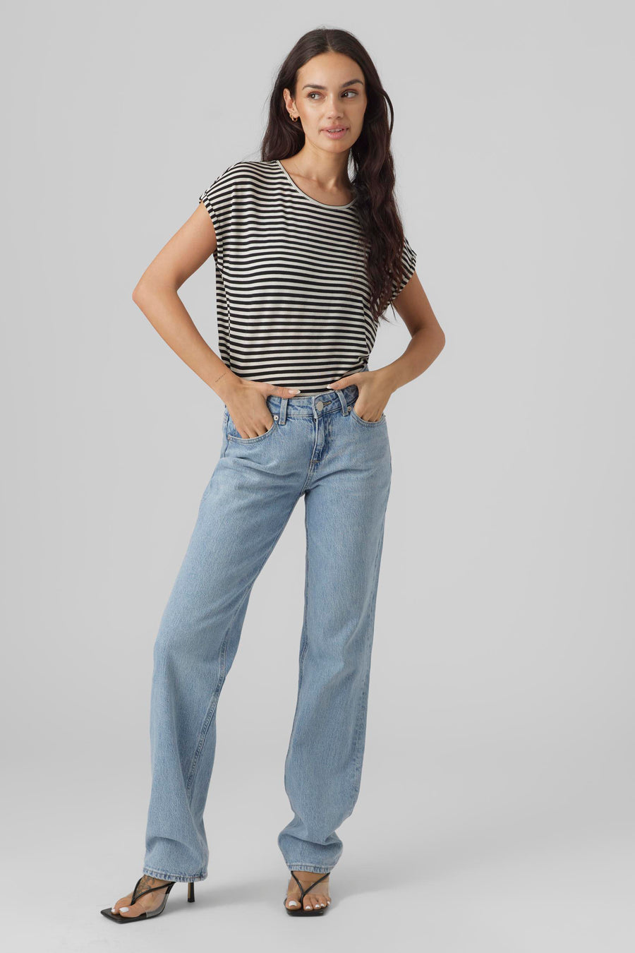 T-shirt (korte mouwen) Zwart - VERO MODA®